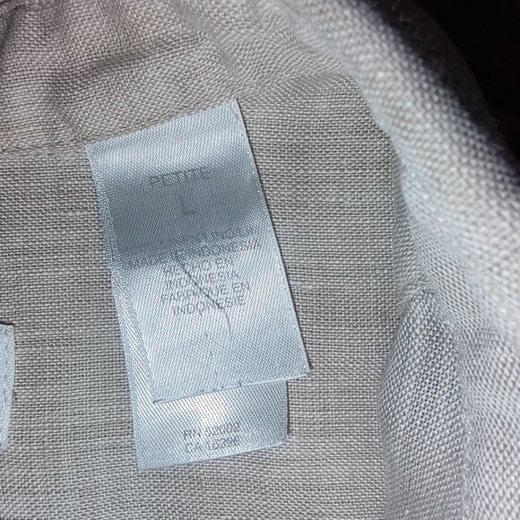 VALERIE STEVENS LARGE & LIZ CLAIBORNE PETITE LARGE LINEN BLOUSES PINK & BEIGE - Picture 10 of 11